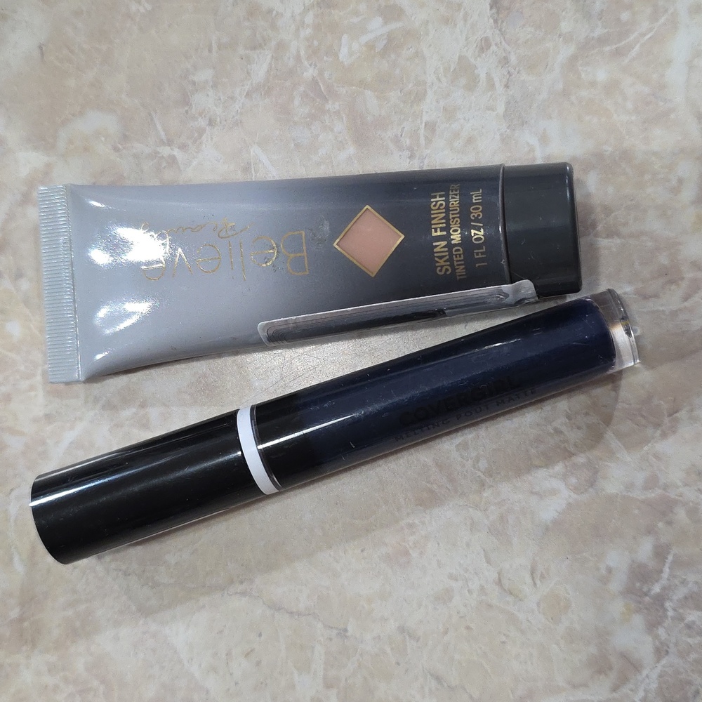 2-Pc Almond tinted moisturizer skin Supermodel matte lipstick Covergirl